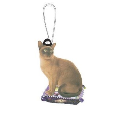 European Burmese Cat Zipper Pull