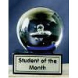 2.5" Galaxy Hand Blown Glass Award
