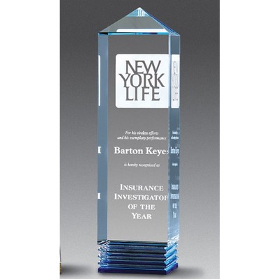 Crystal Cut Pillar Award - Large (2.75"x10"x2.75")