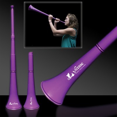 28" Purple Collapsible Stadium Horn(Pad Print)