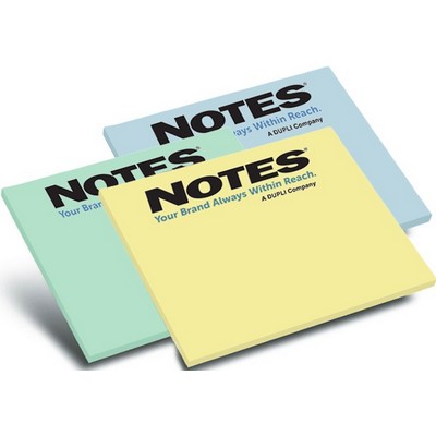 100-Sheet Stik-Withit® Adhesive Notepad w/ Pastel Paper (4"x3")