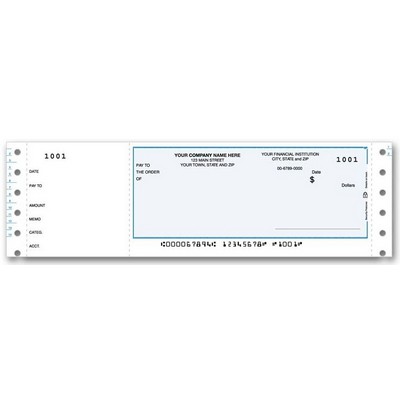 Unlined Wallet Checks (1 Part)
