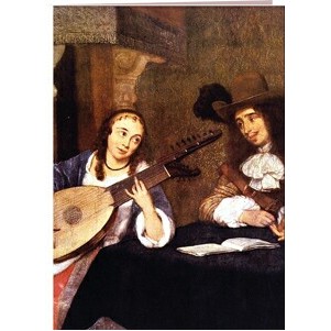 Classic Art Musician Thank You Note