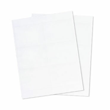 Recycled Name Tag Paper Insert - Blank (4"x3")