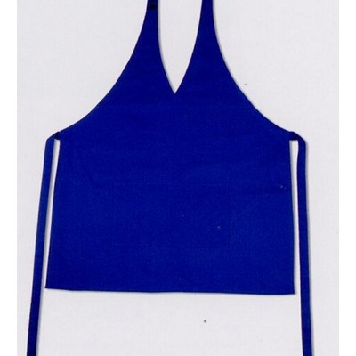 Heavy Duty Poly Cotton Apron w/ Button Adjustable Neck Strap