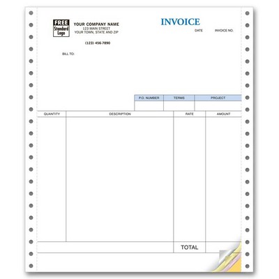 Classic Service Invoices (4 Part)