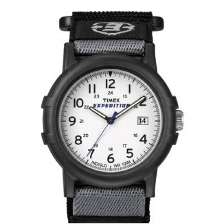 Timex® Expedition Black/White Camper Watch