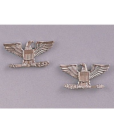 Polished Colonel Insignia Pin