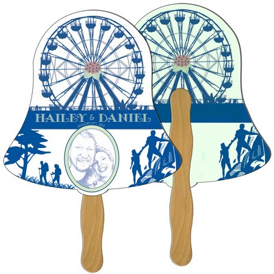 Bell Hand Fan Full Color (2 Sides)