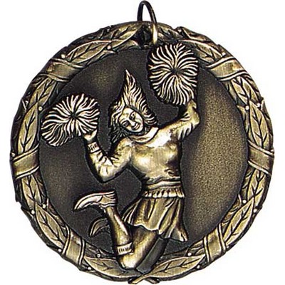 Medal, "Cheerleader, Female" - 2"
