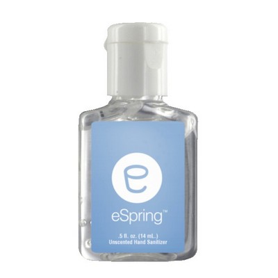 0.5 oz. Clear Sanitizer in Clear Bottle