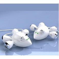 Mouse Look Plastic USB Hub