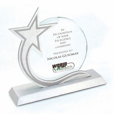 Fusion 1 Award (7"x6 1/8"x2")