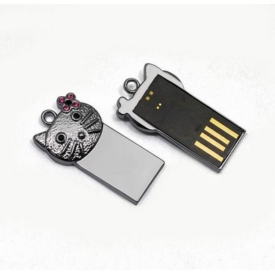 Cat Face Mini USB Flash Drive