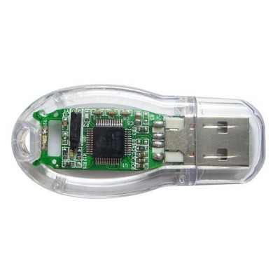Plastic Transparent USB Flash Drive