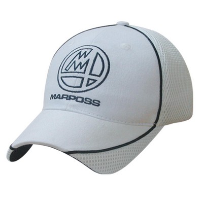 Sport Mesh Cap w/Contrast Stripe