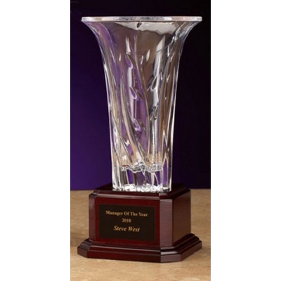 9.5" Cassandra Crystal Vase