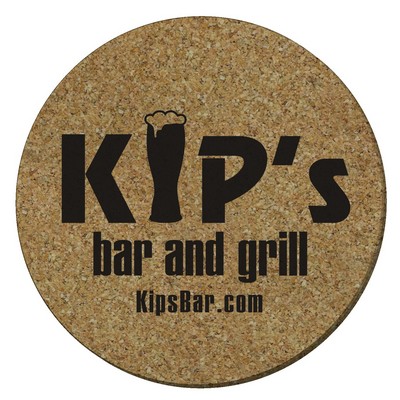 Cork Coaster | Circle | 3 1/2" dia.