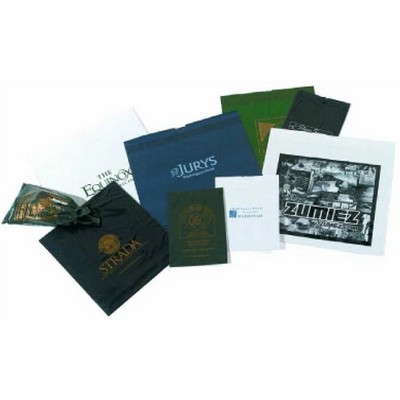 Custom Printed Plastic Bag w/ Poly Drawtape Closure (20"x20"x5")