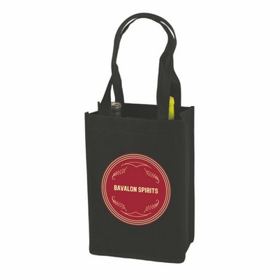 True® 2 Bottle Non-Woven Wine Tote