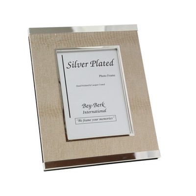 Silver Frame (5"x7") - Lizard Pattern