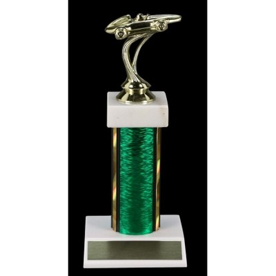 8" Small Pinewood Derby Economy Series Trophy