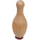 Bowling Pin Woody Stamp (3/8" Diameter)