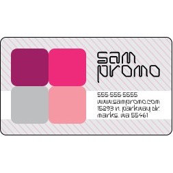 3.5" X 2" Kwik-Ship Clear Static Digital Print Round Corner Decal w/Back Application