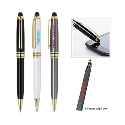Stylus Twist Metal Ballpoint Pen