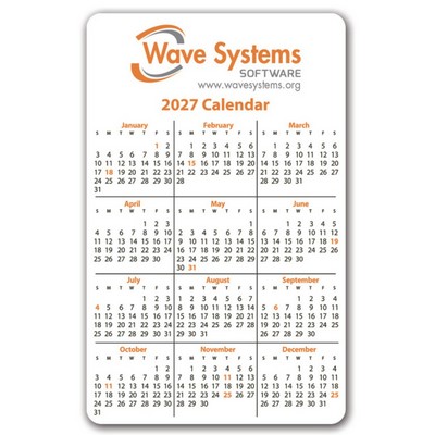 Calendar Card (Wallet Card)