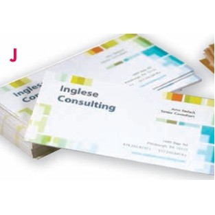 Full-Color Stationery Business Cards (Uncoated)