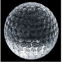 Crystal Golf Ball Paperweight
