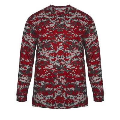 Badger Sport Digital Long Sleeve Tee
