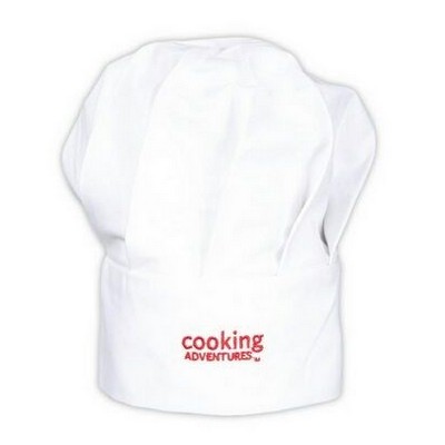 White Muslin Bouffant Adult's Chef Hat w/ Velcro Back
