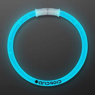 8" Dark Aqua Glow Bracelets - PRINTED