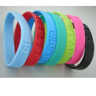 Debossed Silicone Bracelet