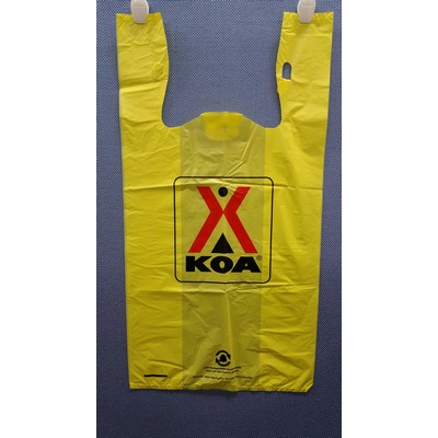 Imported High Density T-Shirt Bag (7"x5"x16")