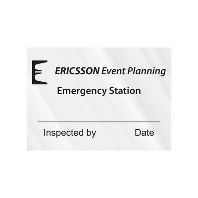 Rectangle Sticker | Square Corner | 2 1/2" x 3 1/2" | Clear Static | Static Back | Screen