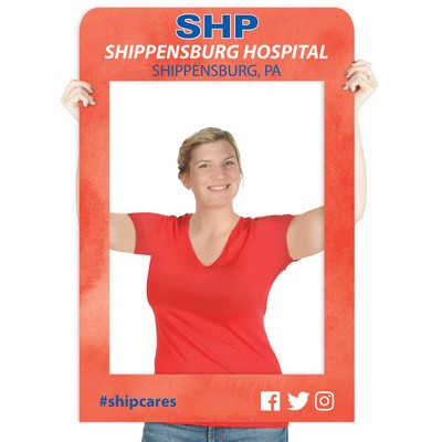 Selfie Frame 36" w x 45.5" h Corrugated Cardboard