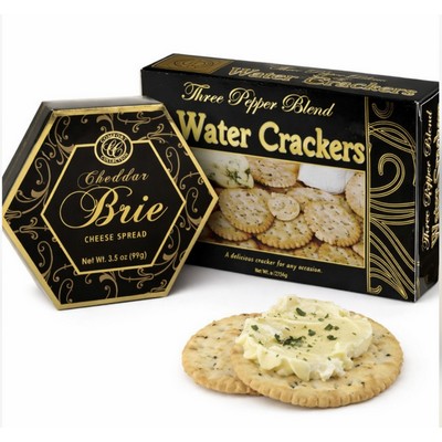 Gourmet Cheese & Cracker Duo / Brie Spread with Crackers