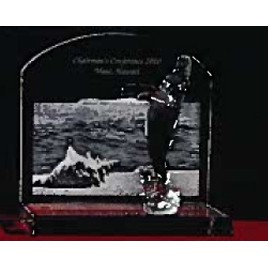 Crystal Maui Beachscape Award w/Crystal Whale