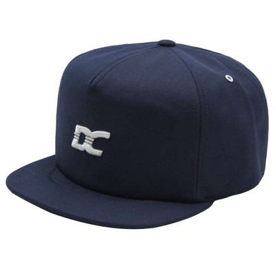 5 Panel Short Flat Bill Cap