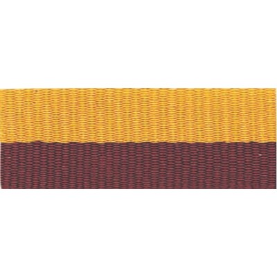 Maroon/Gold Neck Ribbon w/Snap Clip (7/8")