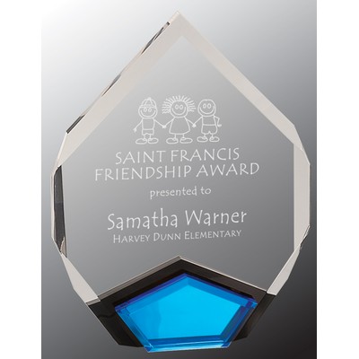 Blue Marquis Acrylic Award (7" x 9")