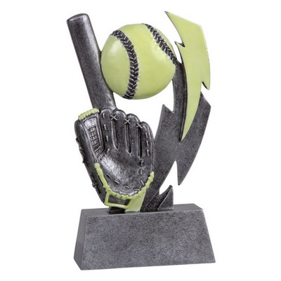Glow in the Dark Softball Award - 6"