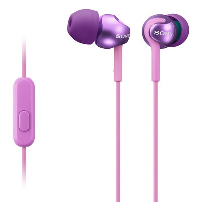 Sony Violet Purple Ex Series Ear Buds w/Noise Isolation
