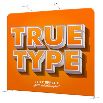 8' Straight Tension Fabric Backdrop Kit