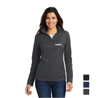 Port Authority® Women's Pinpoint Mesh 1/2-Zip