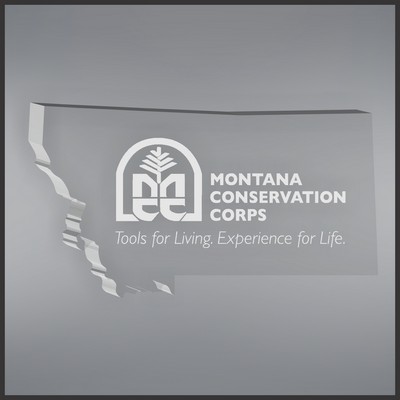 5.68" Montana Shape Paperweight in Clear, Laser Engraved