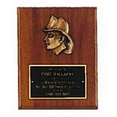 Wexford Series American Walnut Firematic Award Plaque (8"x 10")